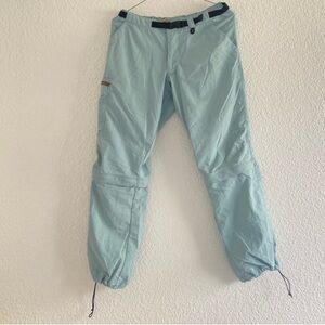 REI Light Blue Convertible Cargo Pants